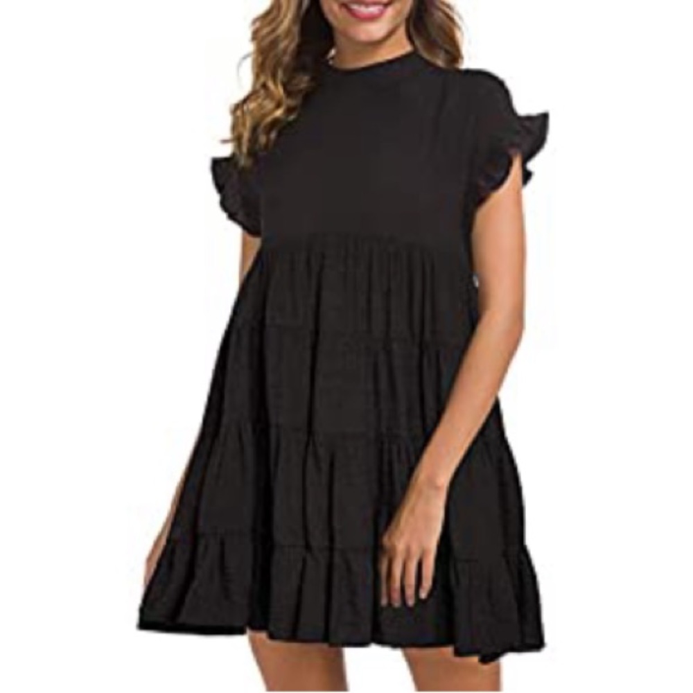 Cute figure flattering Black Dress! New with tags!
